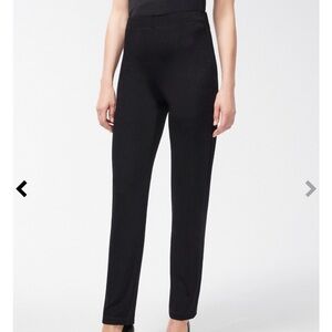 Chico’s travelers essential slim black pants with ankle slit. Size 1R